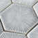 Nabi Hexagon 3" Crackled Glossy Glass Mosaic Tile