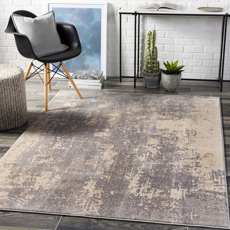 Abstract Indoor Rug, Rectangle 8'10" x 12'