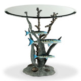 Glass End Table