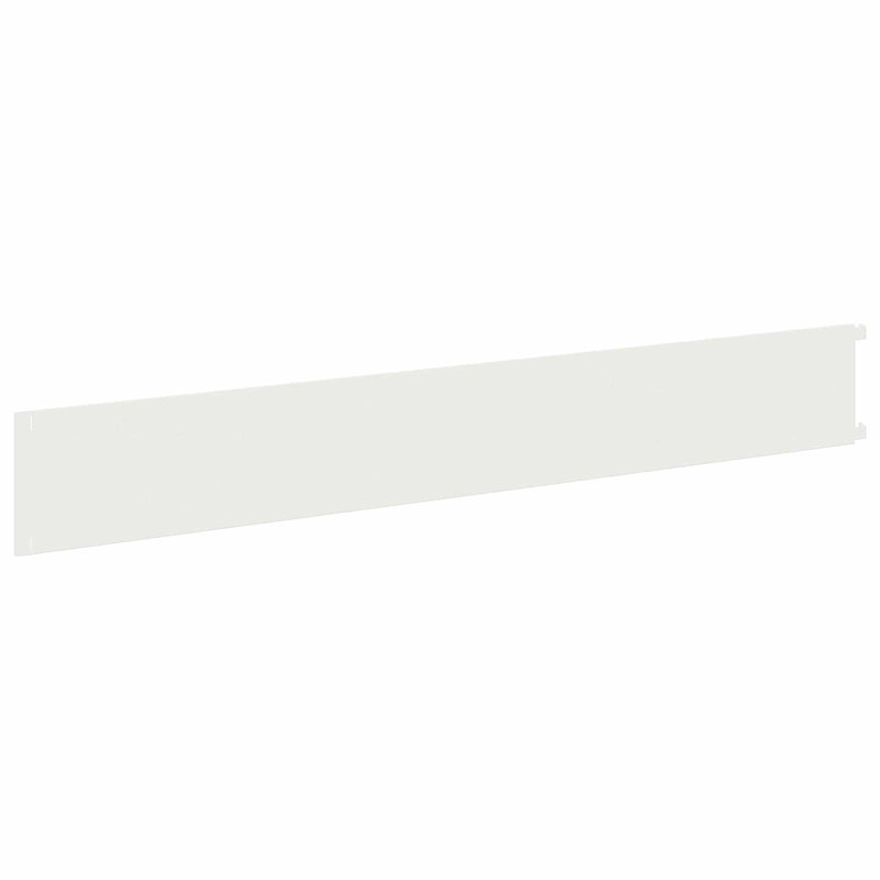 102 cm W Steel Lawn Edging Fencing with 20, 15cm H x 102cm W, White