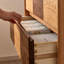 Commode d'appoint en bois massif Simple Checkerboard