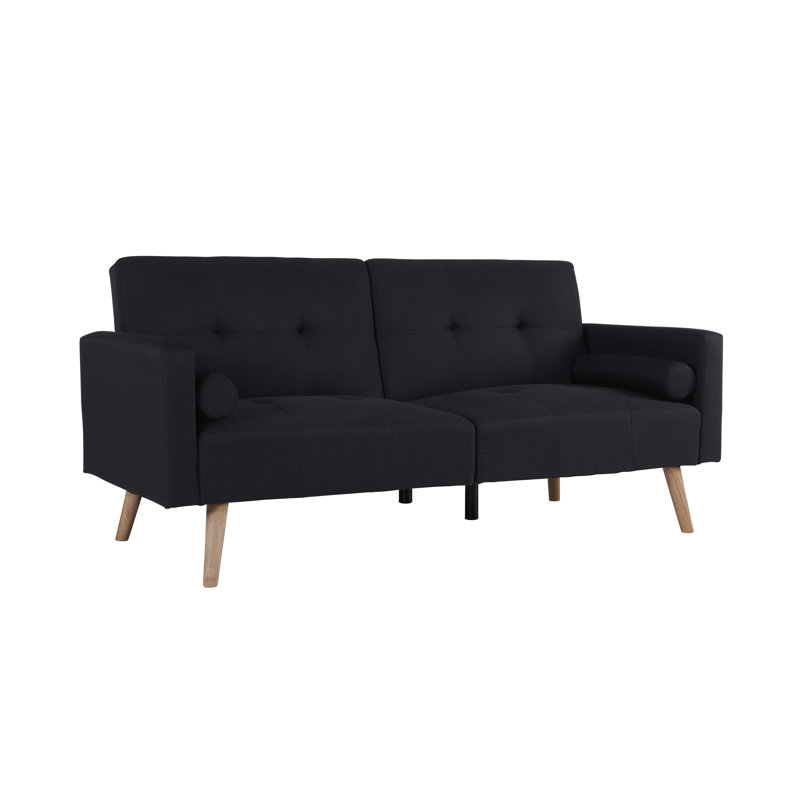 CanapÃ©-lit de 75,59 pouces â€“ ModÃ¨le standard, Noir doux