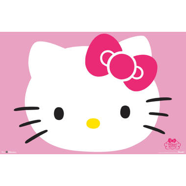 Hello Kitty saying I Love You! Art Board Print for Sale by Megha