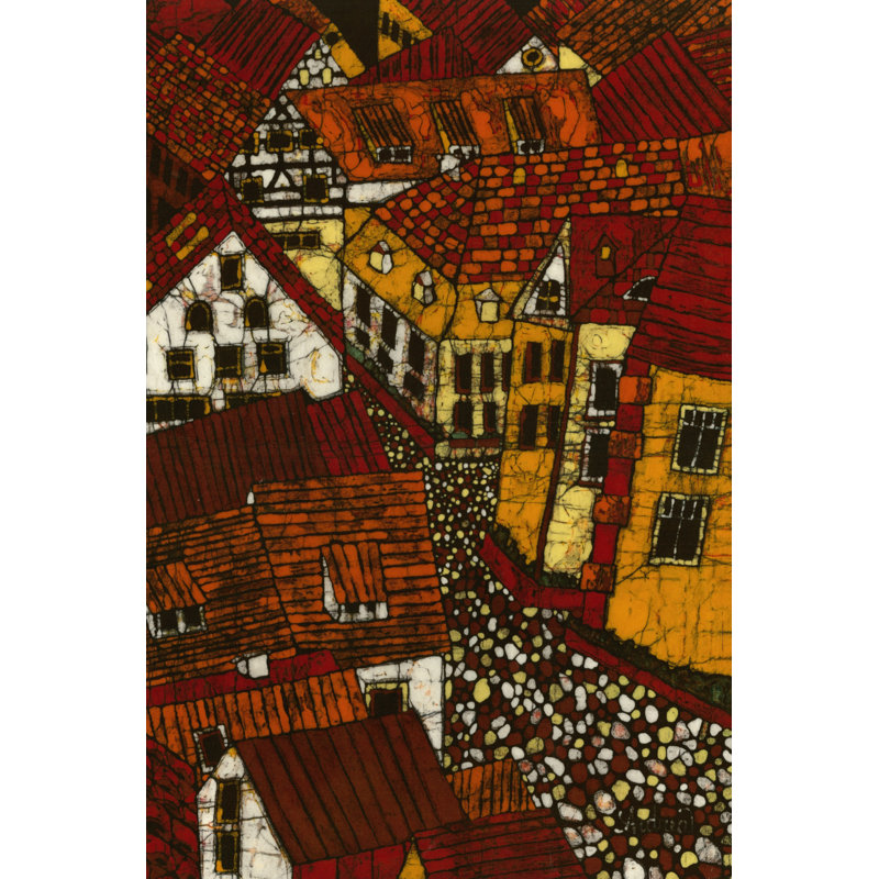 Roofs II - Wrapped Canvas Art Prints, 76cm H x 51cm W x 3.8cm D