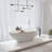 67" Freestanding Solid Surface Bathtub