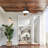42" 5 - Blade Outdoor Plug-In Ceiling Fan With Led Light And Remote Control