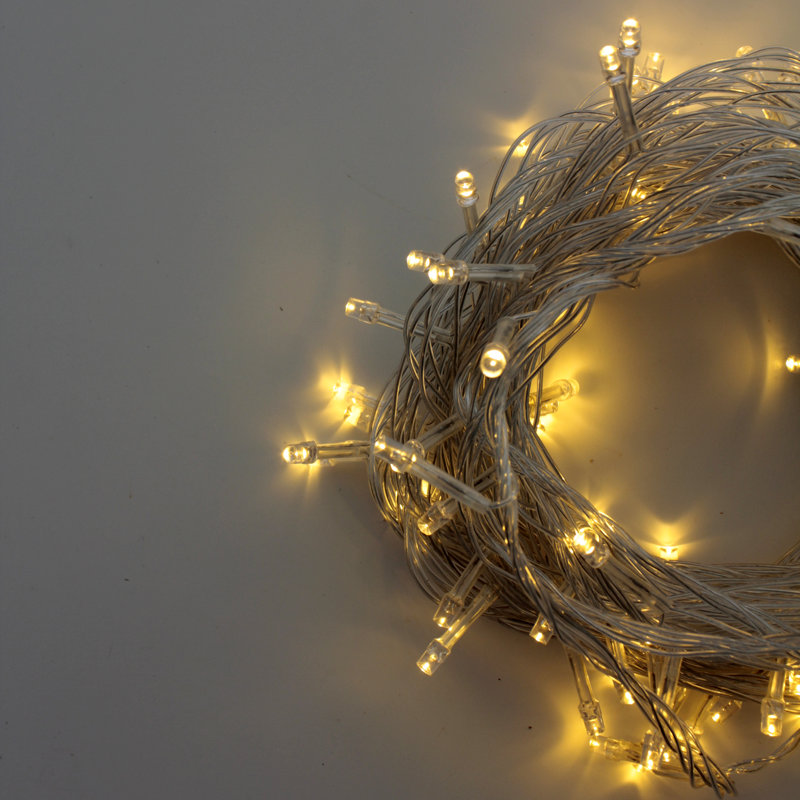 Milo Indoor Plug-in LED Wide Angle LED String Light, Warm White, 164 ft.