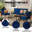 8 housses de coussin de patio, remplacement des housses de coussin d'extérieur extensibles