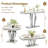 4 - Piece Faux Marble Top Living Room Table Set-110985222-110985224