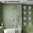 Tub and Shower Faucet Set , 9" Rainfall Shower Head with 3‑Setting Handheld Shower-109786358