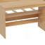 Lit de jour en bois avec tablettes de rangement et casiers-881649416