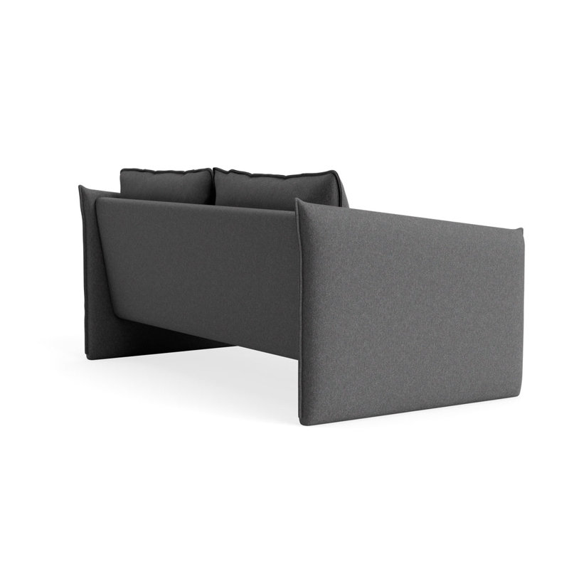 Canapé Softmore, H 34 po x l 74 po x P 40 po, Gris Gabro