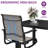 Nanisha 6 - Person Patio Dining Set Rectangular Table-1700273748