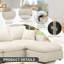 Canapé modulaire 3 places Comfy Cloud Couch for Living, Canapé modulaire rembourré modulaire à assise profonde convertible, Housses de coussin amovibles et lavables-921617267