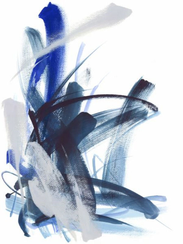 Neutral Emphasis II Print by Janice Sadler, Glass Coat, 48" H x 36" W