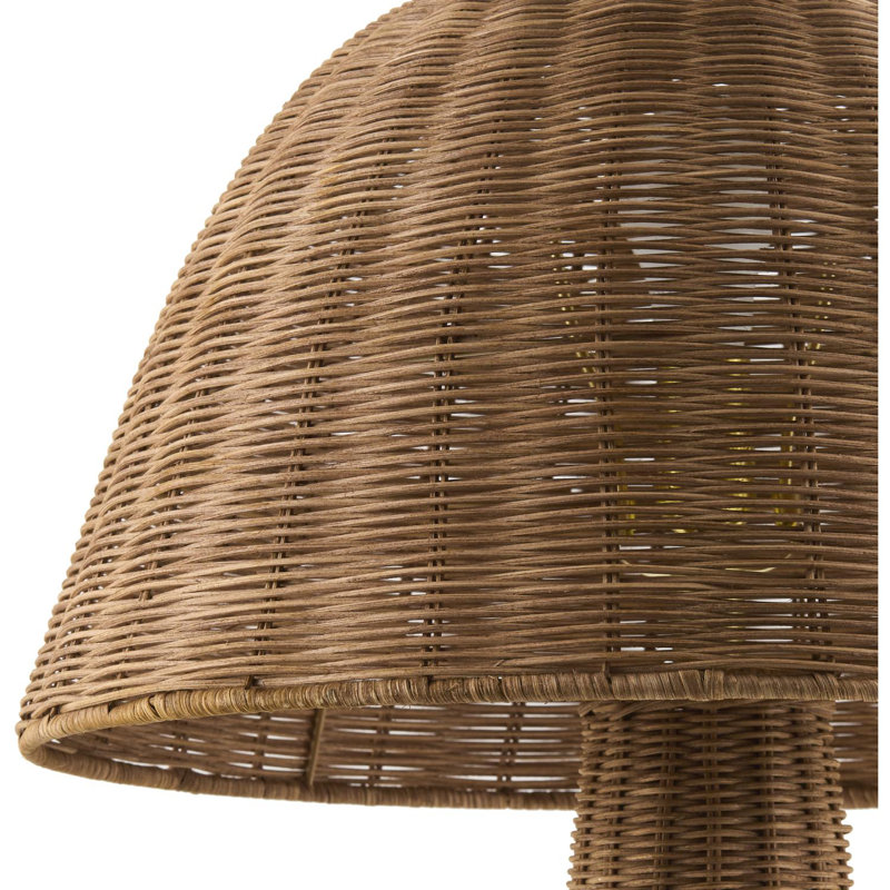 Lampe de table Cieana, Marron foncé