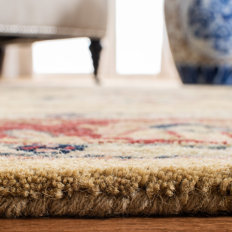 Tapis oriental en laine touffeté à la main Alg, Rond 3 pi 6 po