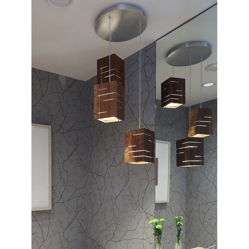Claudo 1 - Light Pendant, Walnut, 3500K