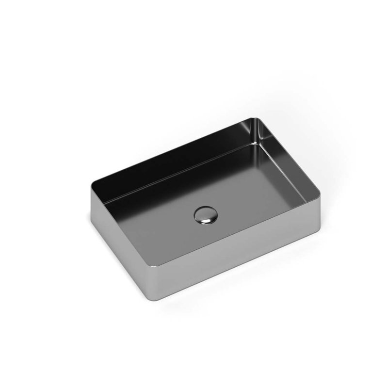Badeloft 23.62" x 15.75" Stainless Steel Vessel Bathroom Sink ES-WB-600-BS in Brushed Stainless, Brushed Steel
