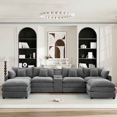 145-Inch Seven-Piece Sofa Set