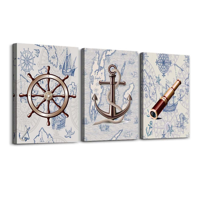3 Piece Wrapped Canvas Print