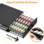 Tiroir de rangement pour capsules Bartesian, porte-capsules empilable compatible avec la machine à cocktail Bartesian compatible avec la machine à cocktail Bev de Black + Decker - noir / capacité de 40 capsules