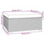 Ensemble modulaire de patio carré de 27,6 po de largeur avec coussins-789667944-789667945