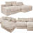 Boneless 118.1" L-Shaped Modular Sectional Sofa with Plush Corduroy Fabric, Compressed Cloud Couch with Chaise Lounge for Living Room & Apartment, No Assembly Required-1525655858-1525655859