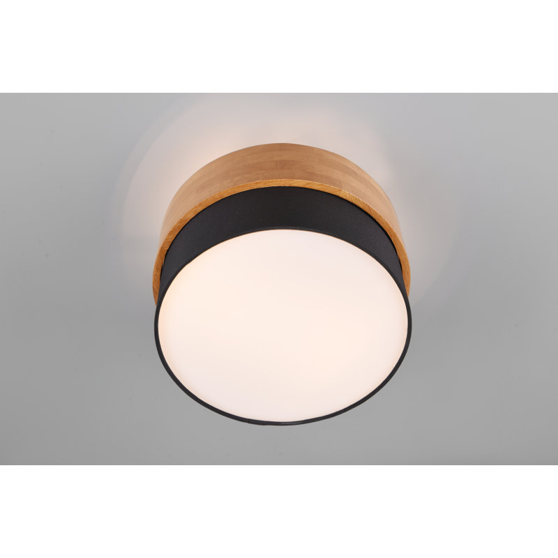 Krystallee 2-Light 30cm Flush Mount, Black