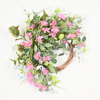 Couronne de 24 po en forme de loup d'eucalyptus
