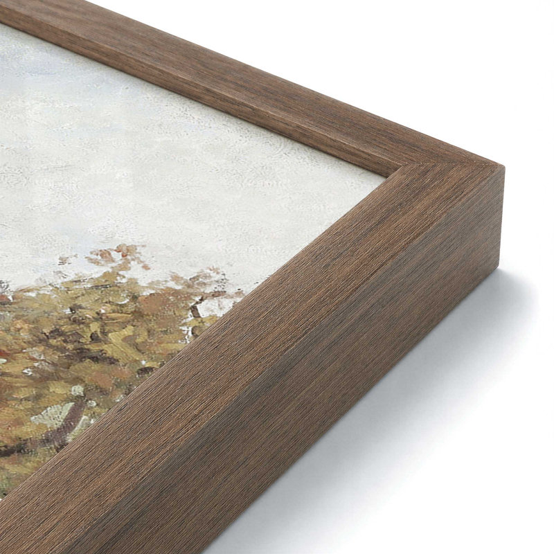 Reproduction d'art «Autumn Countryside» par Amber Sterling, L 40 x H 30, Brun, Impression encadrée