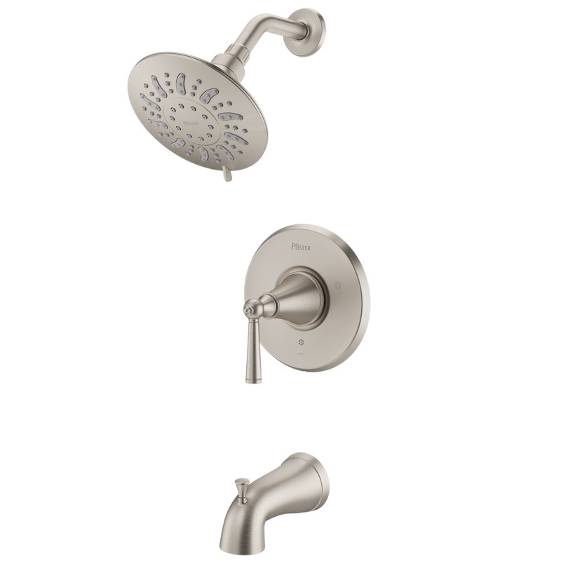 Saxton Tub/Shower Trim Kit, Brushed Nickel