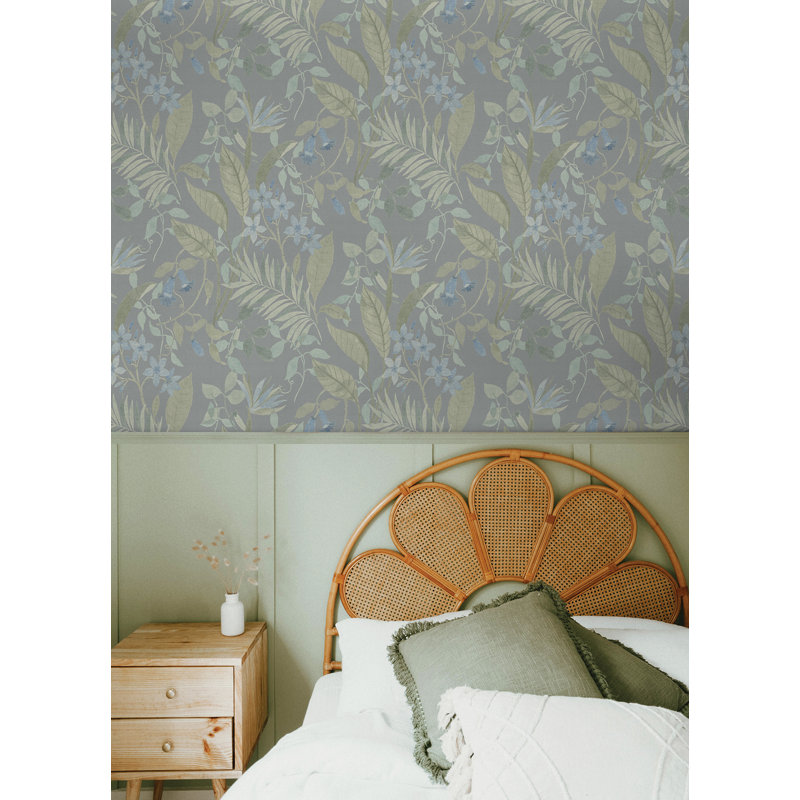 Papier peint adhésif Jesinda Cobalt, Vert