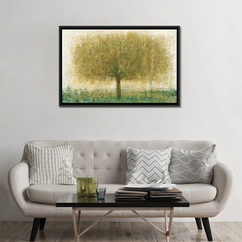 «Summer Day Tree I» par Timothy O 'Toole - impression sur toile tendue, H 40 po x l 60 po x P 1,5 po, Toile avec cadre noir