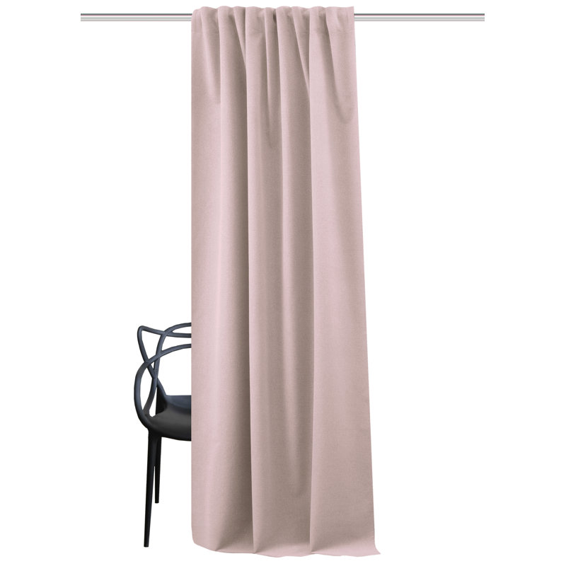 Srika Blackout Curtain Single Panel, in Grey
