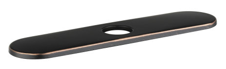 6" Escutcheon for Traditional Single-Hole Faucets, Rubbed Bronze