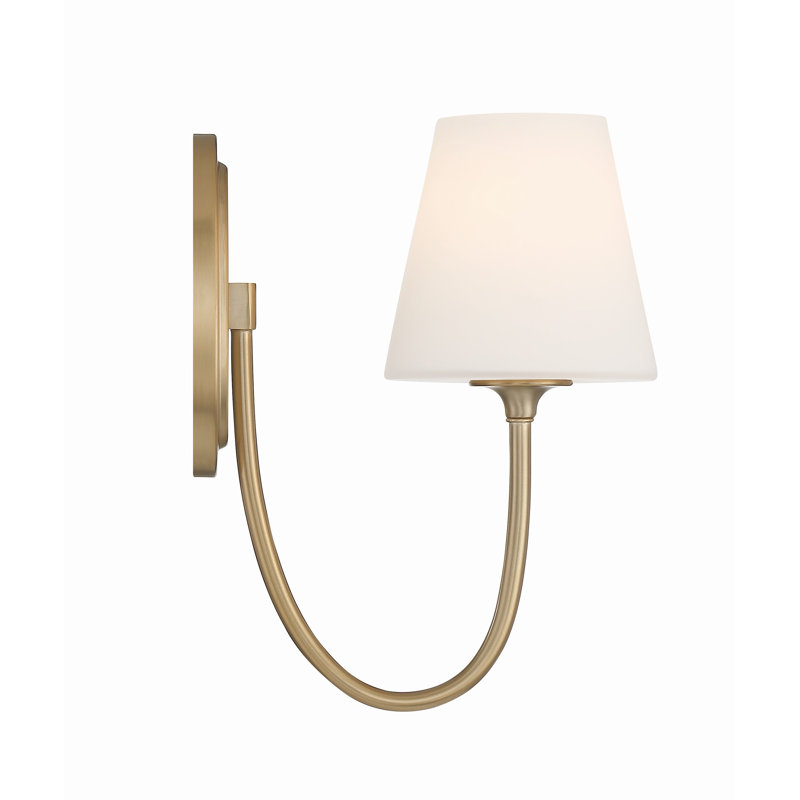 Margarett LED Armed Sconce, Vibrant Gold