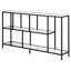 Winthrop Glass Top Console Table-1399148140