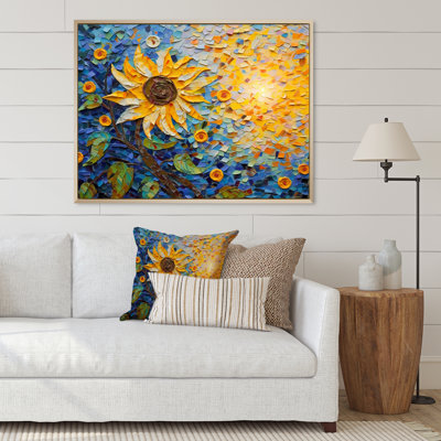 " Blossoming Sunflower In Full Summer "