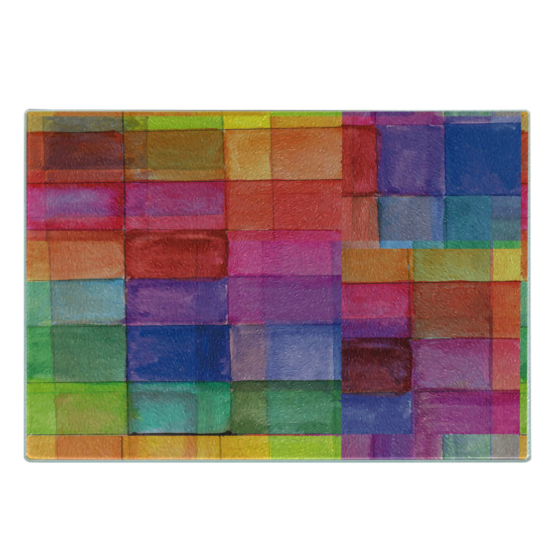 Planche à découper en verre East Urban Home, 11,5 po x 8 po