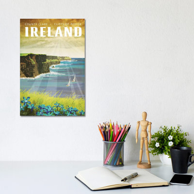 Irlande - Falaises de Moher par Missy Ames - impression d'art graphique