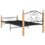 Rosalind Wheeler Bed Frame Black Metal-1334320956-1334320954