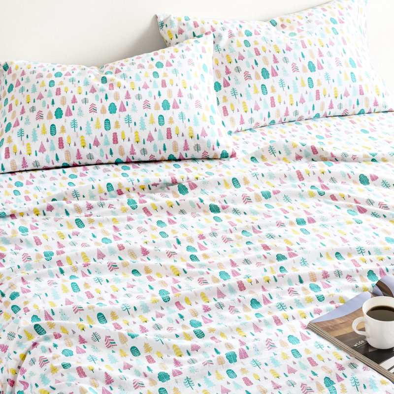 Ensemble de draps en flanelle de coton 3 pièces TG