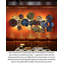 Décoration murale moderne en forme de lotus avec lumières