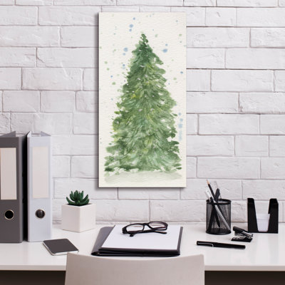Epic Graffiti 'Winter Tree'  by Anika Goodhue Canvas Wall Art, 12" x 24"