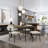 Lizzy Extendable Dining Table with end leaves