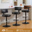 Tabouret de bar réglable en hauteur 25-33 po avec siège pivotant à 360 ° Sonja-130115389