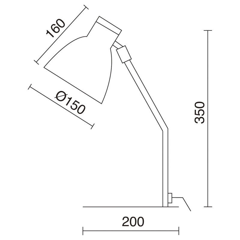 Kazuko Metal Desk Lamp