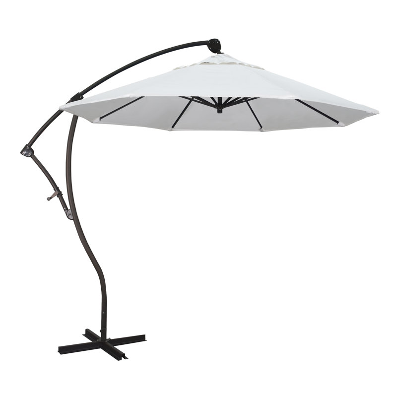 Parasol en porte-à-faux 9' Welwyn, Toile Sunbrella® naturel
