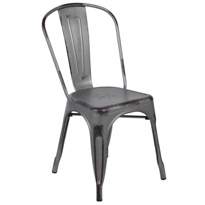 Lily Metal Stackable Side Chair 